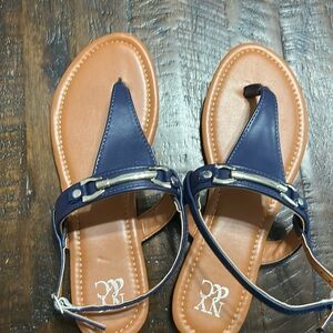 NWT NY&C Navy Blue size 8 sandals